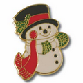 Snowman Lapel Pin